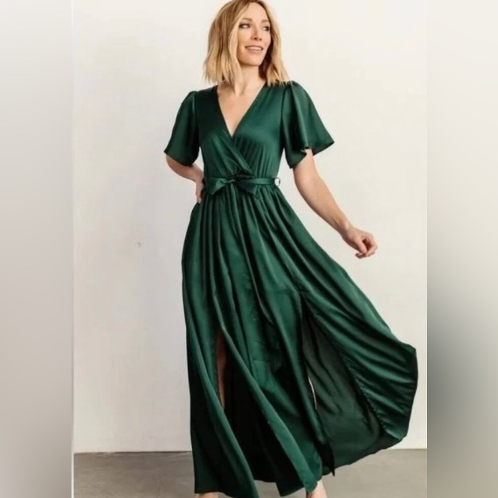 Baltic Born Sicily Satin Maxi Dress